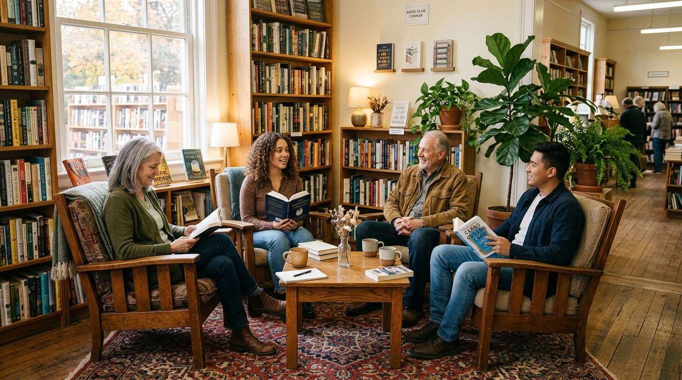 Jajaran Rak Koleksi Referensi & Fiksi